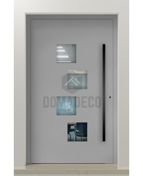 LIM 14E - puerta de aluminio moderna