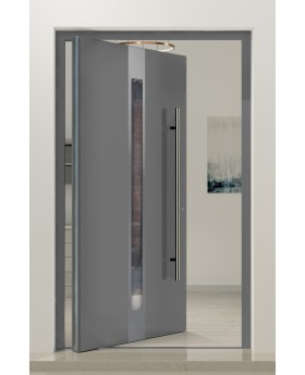 PIVOT C1 - moderna puerta pivotante de aluminio para el hogar