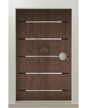 PIVOT C7 - entrada con puerta pivotante moderna