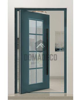 PIVOT CL06 - puerta pivotante tradicional de aluminio de estilo clásico con cristal