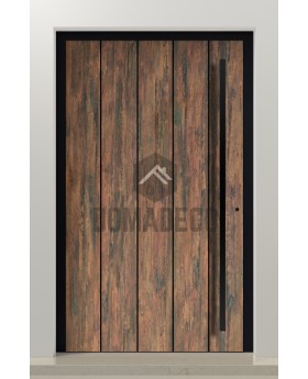 PIVOT WOODLINE 2 - puerta pivotante con laminado de alta presión Tambora imitación madera