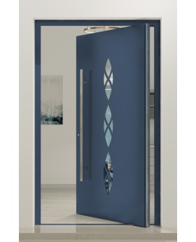 PIVOT EK28 - puerta de entrada pivotante de aluminio