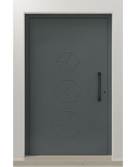 PIVOT V19 - Puerta pivotante grande de aluminio con rotura de puente térmico