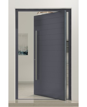 PIVOT V58 - puerta pivotante de entrada de aluminio
