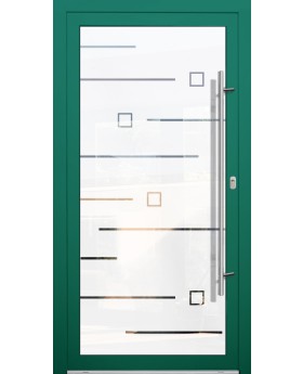 LIM Glass S20 - puerta delantera esmerilada de calidad con decoración transparente
