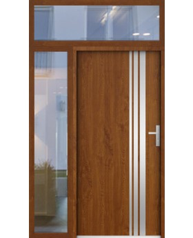 configuración personalizada - Puerta STA con luz lateral izquierda y superior (vista desde el exterior)