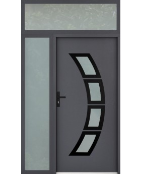 configuración personalizada - Puerta STA con luz lateral izquierda y superior (vista desde el exterior)