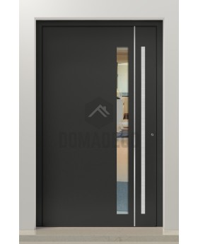 PIVOT Tiret - puerta de entrada pivotante antirrobo de aluminio
