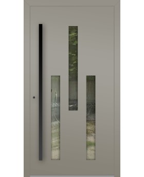 LIM TURMA - puerta de entrada de aluminio moderna