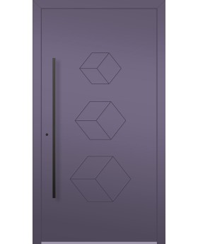 LIM V19 - puerta de entrada de aluminio de alta seguridad