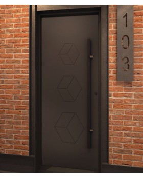 LIM V19 - puerta de entrada de aluminio de alta seguridad