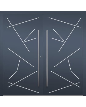 LIM Vario-Inox doble - puerta de seguridad doble de aluminio