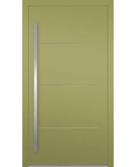 LIM W312 - puerta de entrada de aluminio modernas