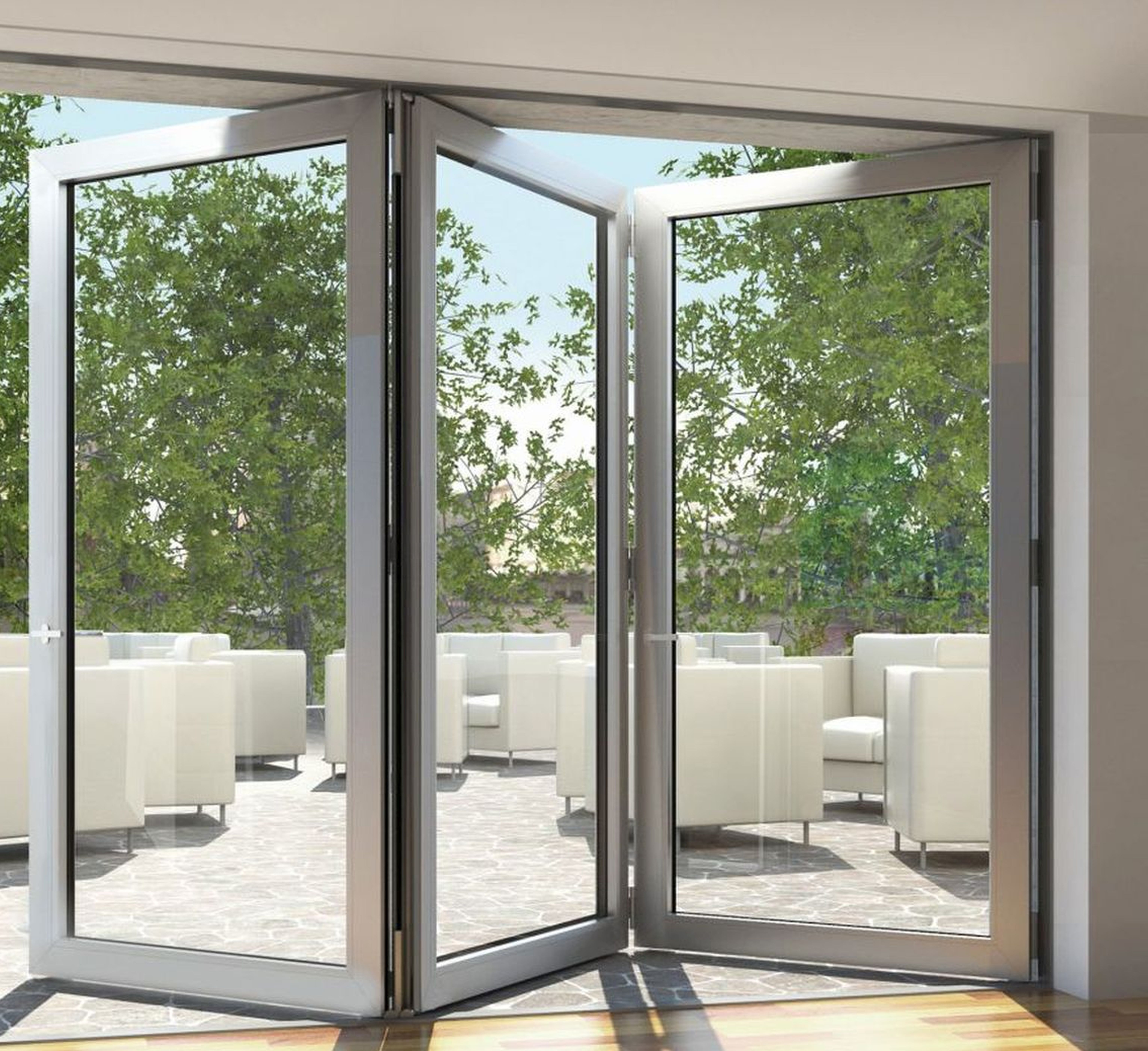 Puerta plegable