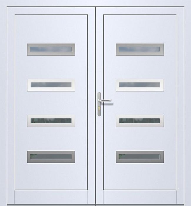 LIM-BATCH 080 double / puerta frontal francesa de aluminio