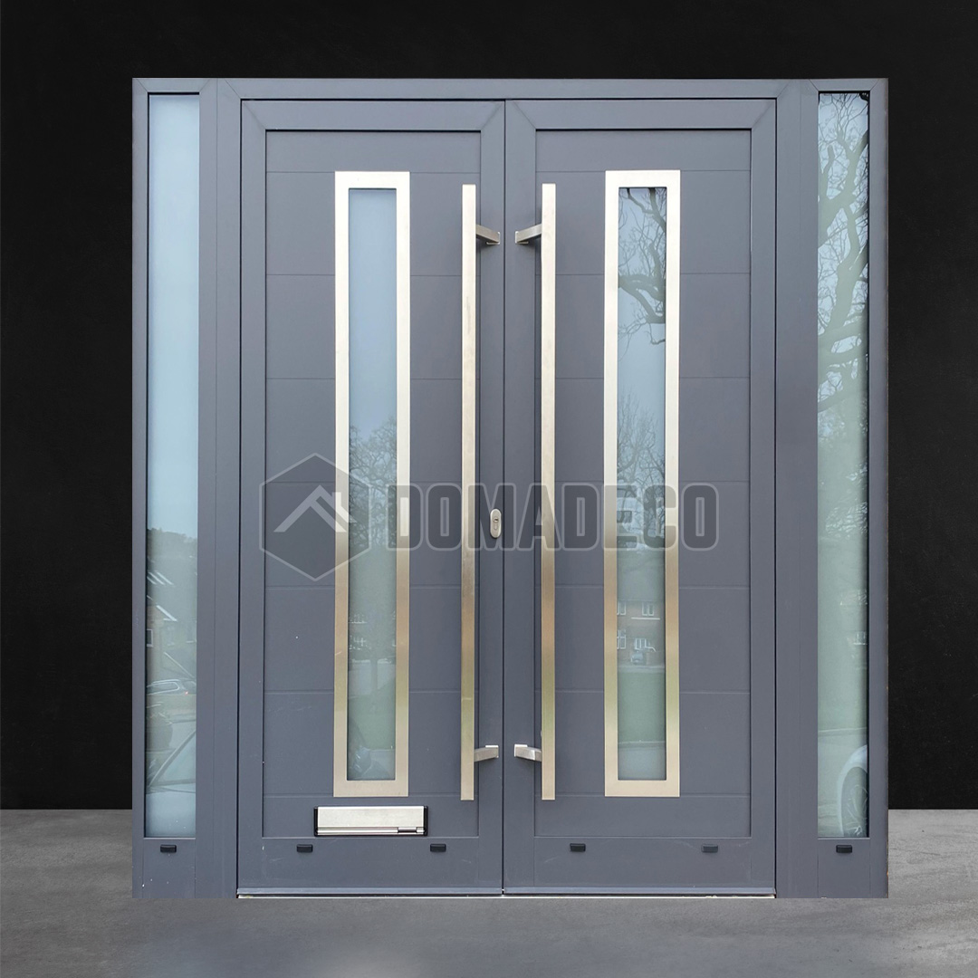 LIM-BATCH 12C double / puerta frontal francesa de aluminio