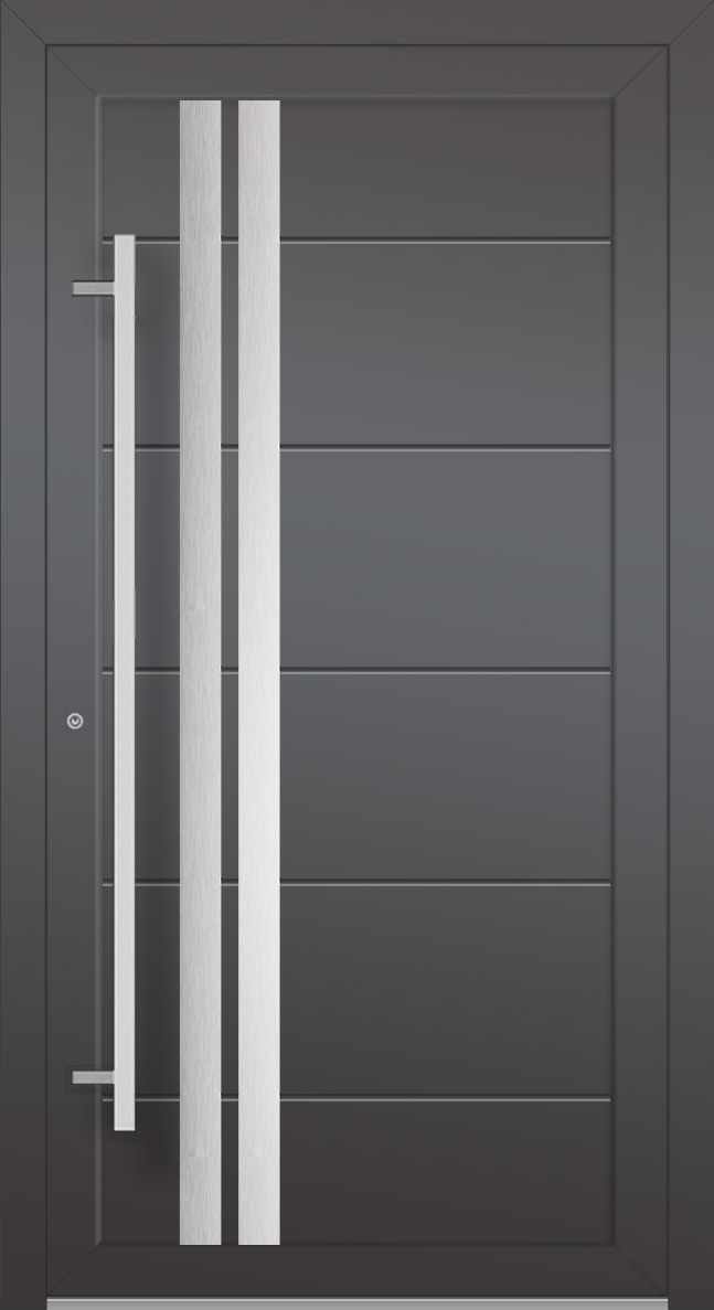 LIM Ad10 - puerta de entrada principal de aluminio