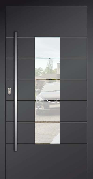 LIM AP06- puerta de entrada de vidrio y aluminio