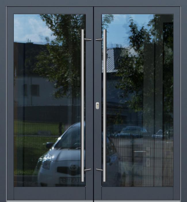 LIM-BATCH GLASS double - puerta frontal francesa de aluminio