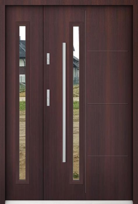 Sta Arago Duo - puerta entrada moderna con sidelite
